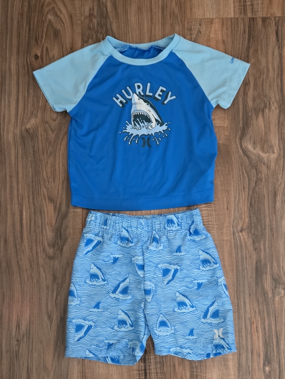 Hurley Blue Infant Swimming Set 18 Months